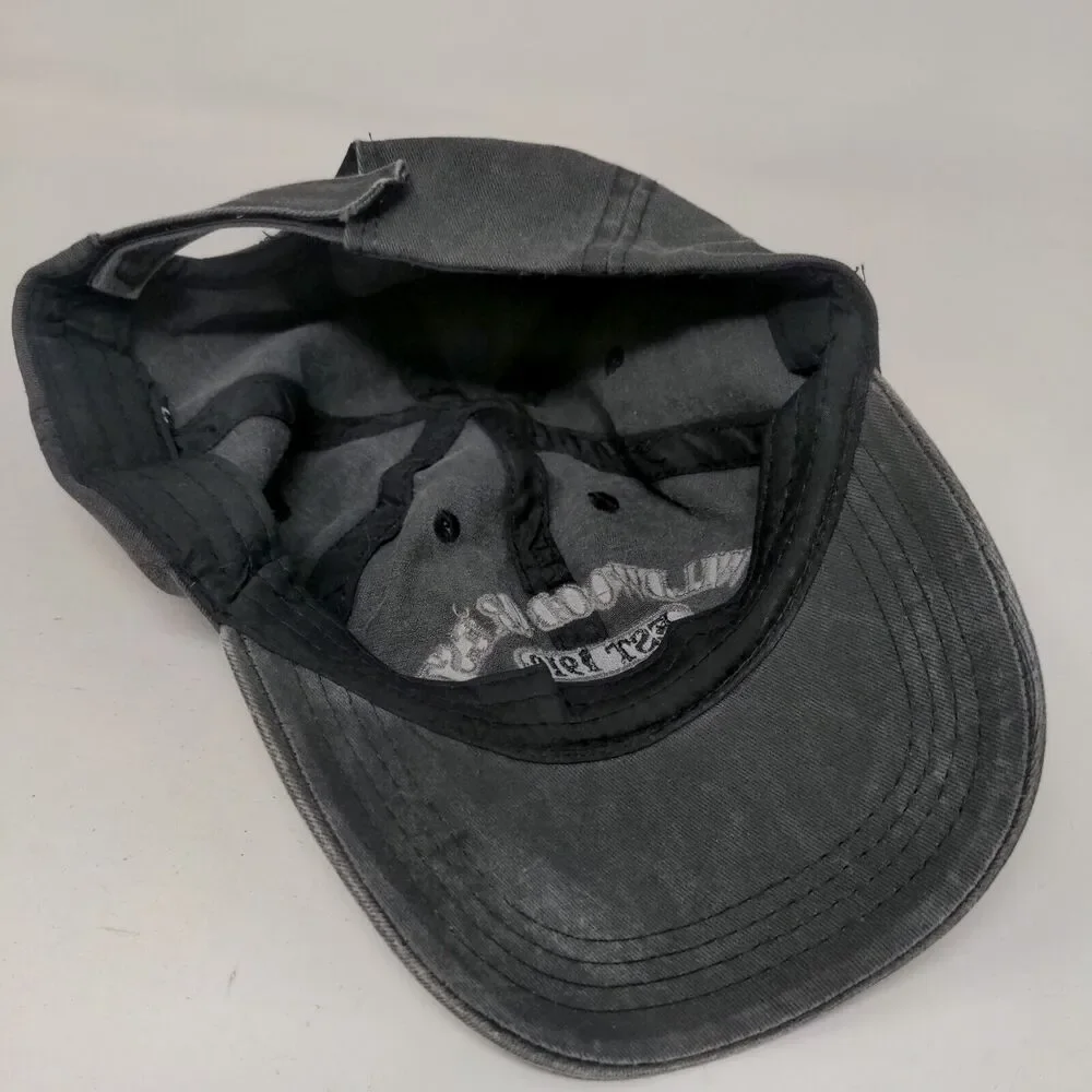 Wildwood Crest New Jersey Est. 1910 Strapback Hat Gray Embroidered Lucky 7